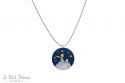 The Little Prince and rose pendant