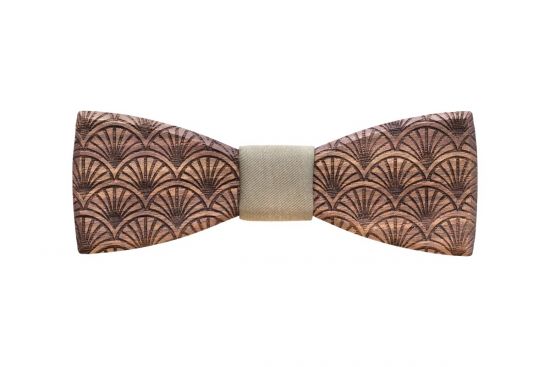 Wooden Bow Tie Gloria