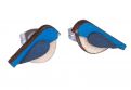 Wooden earrings Blue Bird Earrings