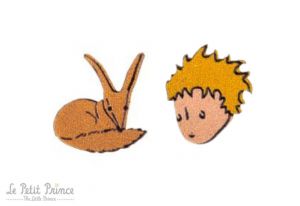 Wooden Earrings Little Prince and Fox earrings