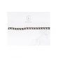 Knitted bracelet Black