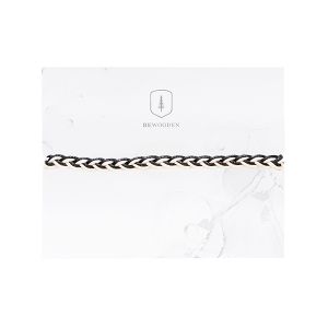 Knitted bracelet Black