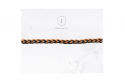Knitted bracelet Brown