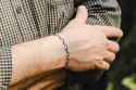 Knitted bracelet Apis