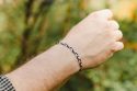 Knitted bracelet Apis