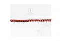 Knitted bracelet Red