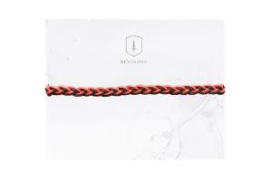 Knitted bracelet Red