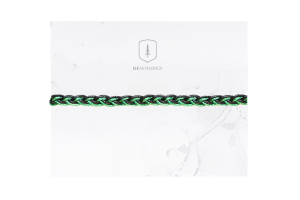 Knitted bracelet Green