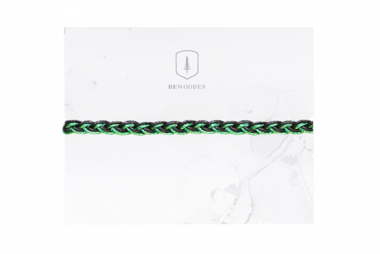 Knitted bracelet Green