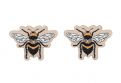 Wooden earrings Bee