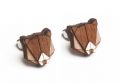 Wooden earrings Bear Earrings