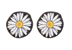 Daisy Wooden Earrings