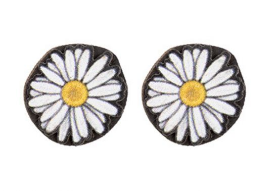 Daisy Wooden Earrings