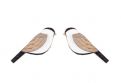 Wooden earrings Natural Cutebird Earrings