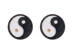 Wooden earrings JinJang Earrings