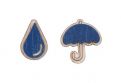 Wooden earrings Storm Earrings