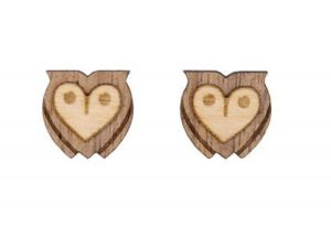 Wooden earrings Wise Owl 