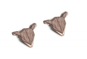 Wooden earrings Doe Earrings