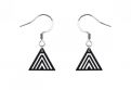 Wooden earrings Trian Earrings