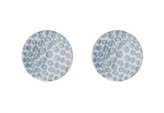 Wooden Earrings Golf Ball 