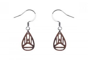 Wooden earrings Drop Earrings