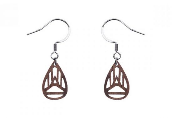 Wooden earrings Drop Earrings