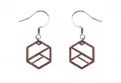 Wooden earrings Hexaline Earrings