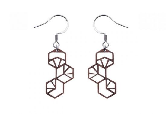 Wooden earrings Trillo  Earrings