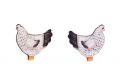 Wooden Earrings – Little Hen