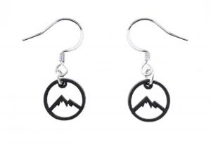 Wooden earrings Mountains Earrings