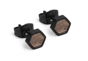Metal earrings Apis Nox Earrings Hexagon