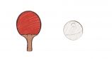 Wooden Earrings Ping pong 