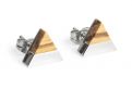 Metal earrings Lini Earrings Triangle