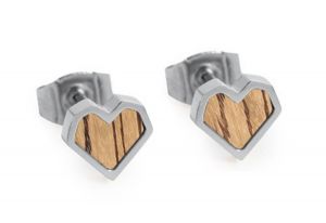 Metal earrings Lini Earrings Heart