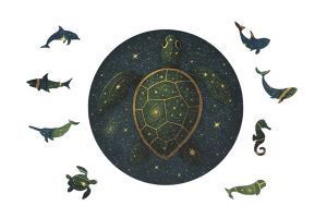Wooden Puzzle Turtle
