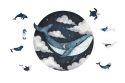 Wooden Puzzle Whale