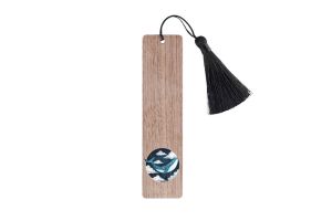 Wooden Bookmark Whale