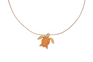 Wooden Pendant Turtle