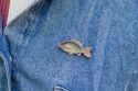 Wooden Brooch Carp – by Epipi