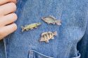 Wooden Brooch Perch – by Epipi