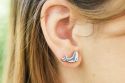 Wooden Earrings Whale