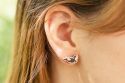 Wooden Earrings Orca