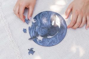 Wooden Puzzle Orca