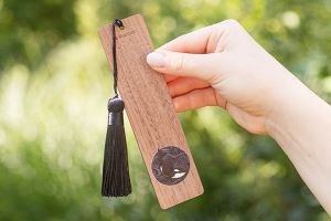 Wooden Bookmark Orca