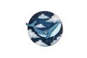 Wooden Magnet Whale