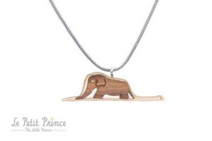 Wooden pendant Boa ate Elephant Pendant