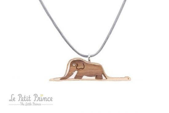 Wooden pendant Boa ate Elephant Pendant