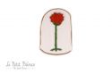 Wooden brooch  The Little Prince Rose Brooch