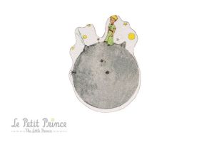 Wooden brooch The Little Prince Planet Brooch