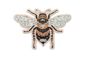 Wooden puzzle Bee